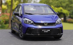 [OEM] 1:18 Honda 2023 Fit Blue Model Car Die-Cast