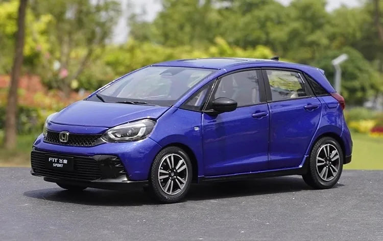 [OEM] 1:18 Honda 2023 Fit Blue Model Car Die-Cast