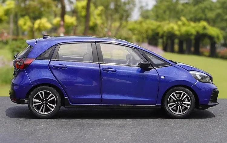 [OEM] 1:18 Honda 2023 Fit Blue Model Car Die-Cast