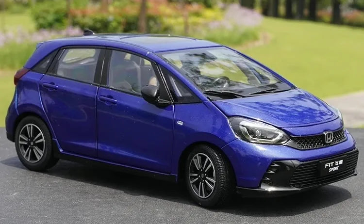 [OEM] 1:18 Honda 2023 Fit Blue Model Car Die-Cast