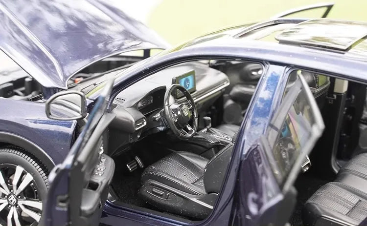 [OEM] 1:18 Honda 2023 HR-V Blue Model Car Die-Cast