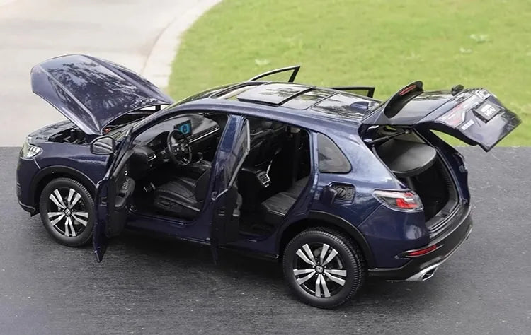 [OEM] 1:18 Honda 2023 HR-V Blue Model Car Die-Cast