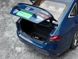[OEM] 1:18 Honda 2023 Inspire Blue Model Car Die-Cast