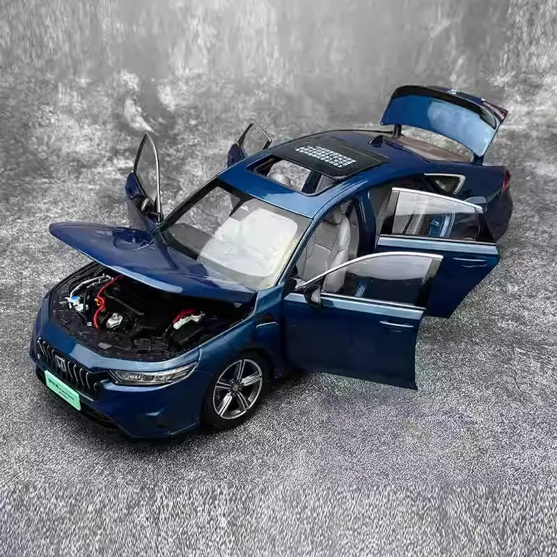 [OEM] 1:18 Honda 2023 Inspire Blue Model Car Die-Cast