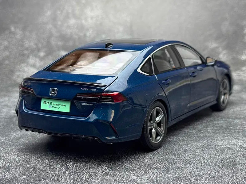 [OEM] 1:18 Honda 2023 Inspire Blue Model Car Die-Cast