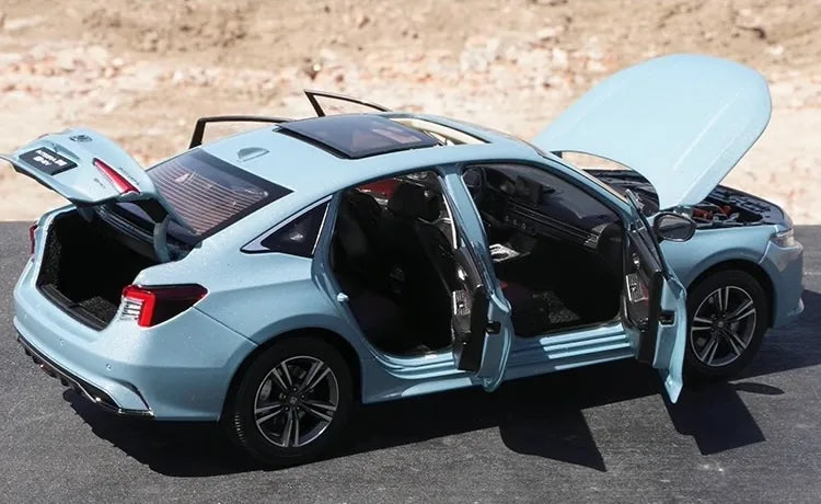 [OEM] 1:18 Honda 2023 Integra e-HEV Blue Model Car Die-Cast