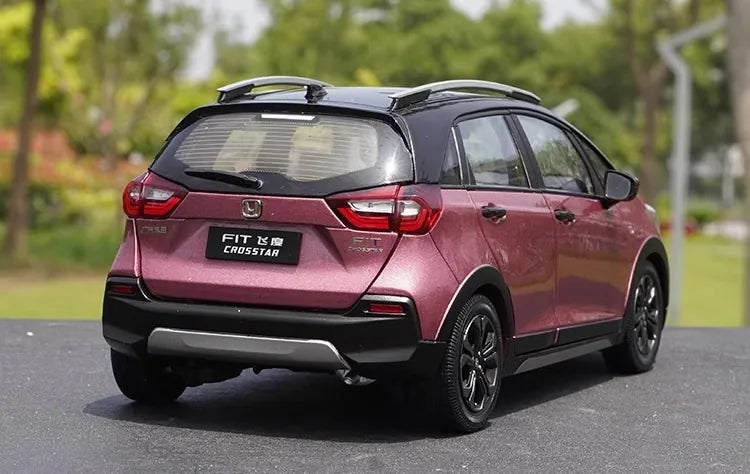 [OEM] 1:18 Honda 2023 Jazz Crosstar Pink Model Car Die-Cast