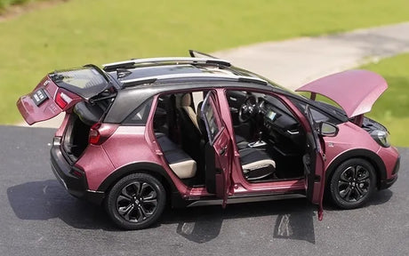 [OEM] 1:18 Honda 2023 Jazz Crosstar Pink Model Car Die-Cast