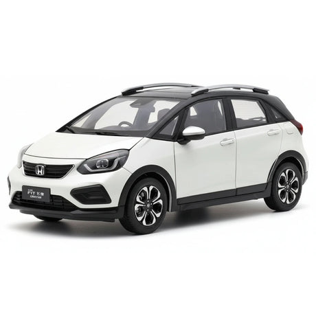 [OEM] 1:18 Honda 2023 Jazz Crosstar White Model Car Die-Cast