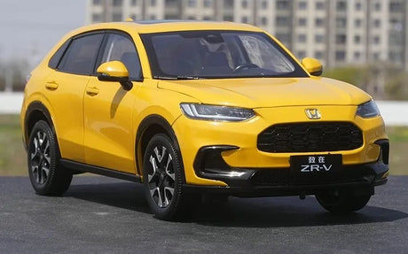 [OEM] 1:18 Honda 2023 ZR-V Yellow Model Car Die-Cast