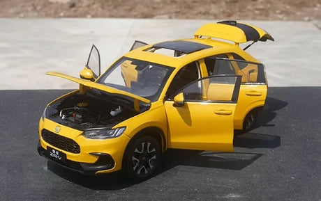 [OEM] 1:18 Honda 2023 ZR-V Yellow Model Car Die-Cast