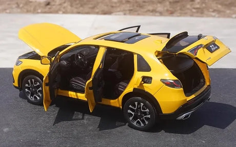 [OEM] 1:18 Honda 2023 ZR-V Yellow Model Car Die-Cast