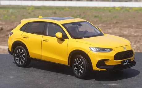 [OEM] 1:18 Honda 2023 ZR-V Yellow Model Car Die-Cast