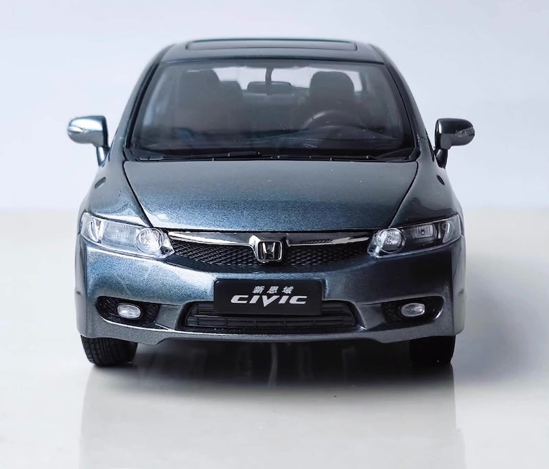 [OEM] 1:18 Honda 2008 Civic Si 8th Gray Model Car Die-Cast