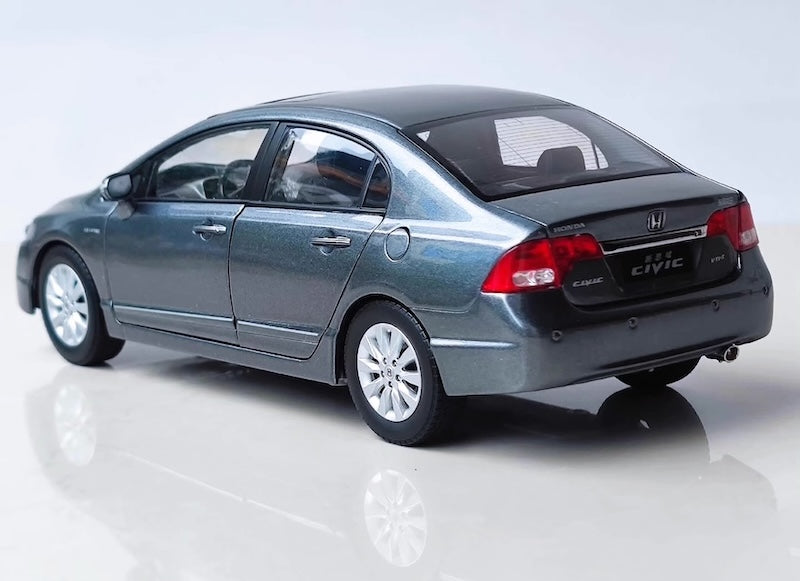 [OEM] 1:18 Honda 2008 Civic Si 8th Gray Model Car Die-Cast