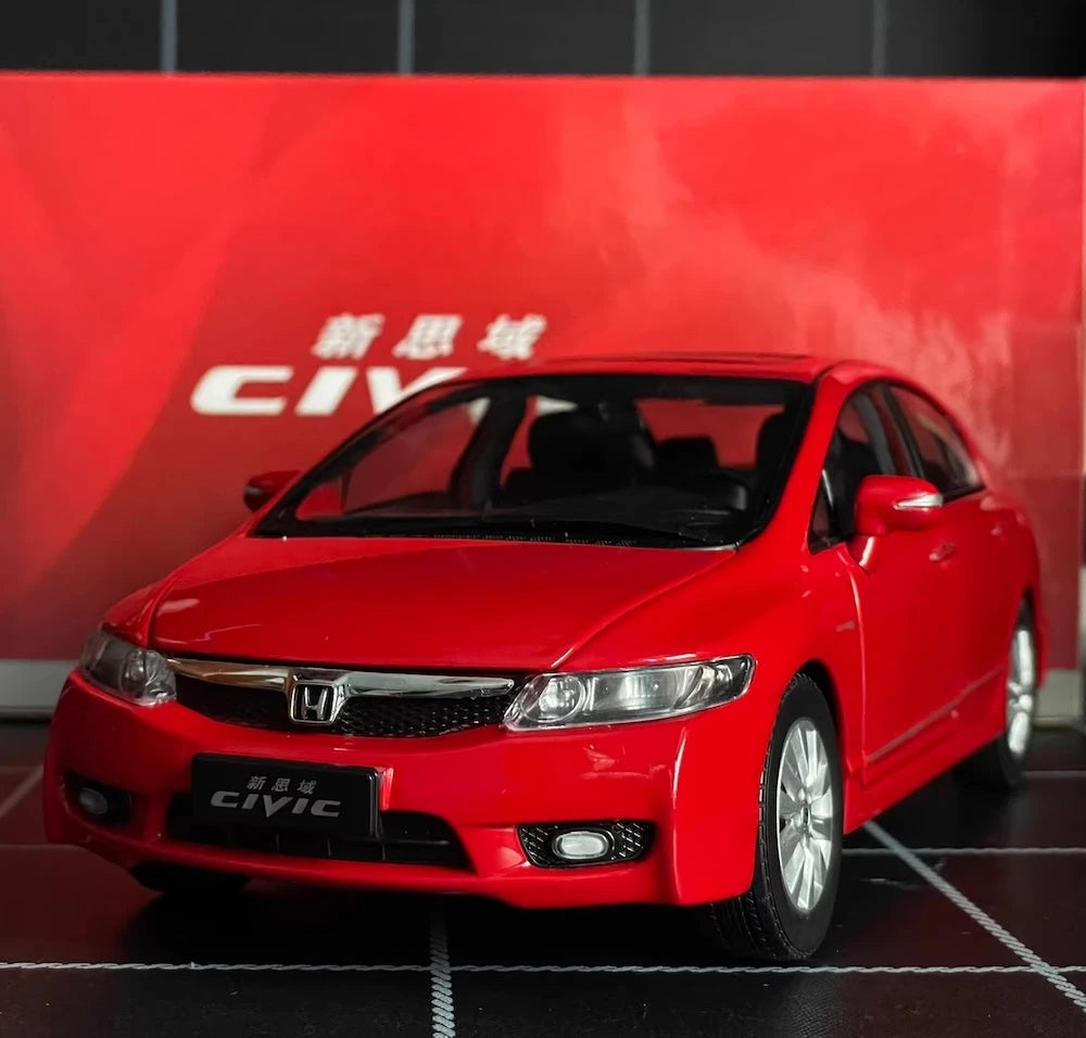 [OEM] 1:18 Honda 2008 Civic Si 8th rosso modellino di auto Die-Cast