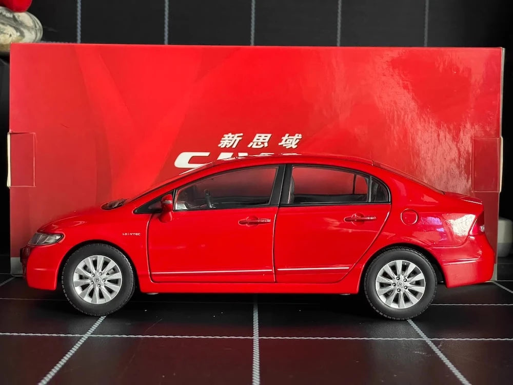 [OEM] 1:18 Honda 2008 Civic Si 8th rosso modellino di auto Die-Cast