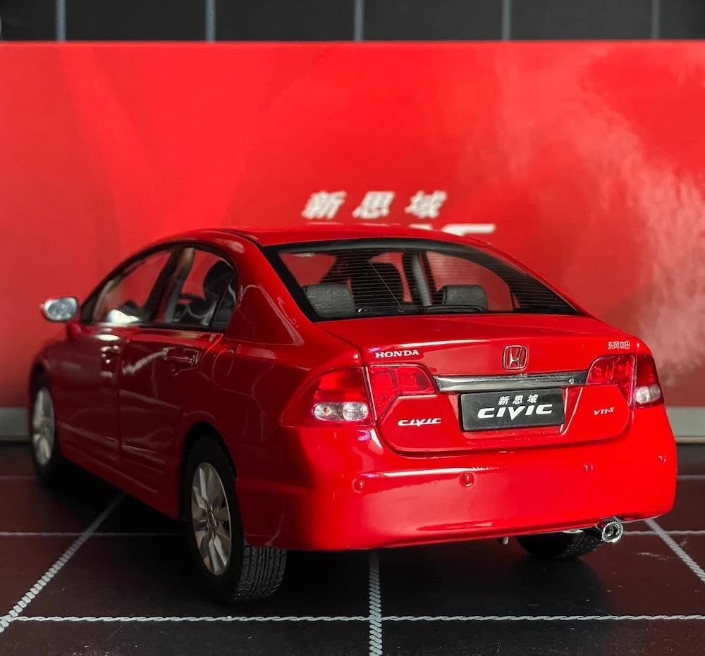 [OEM] 1:18 Honda 2008 Civic Si 8th rosso modellino di auto Die-Cast
