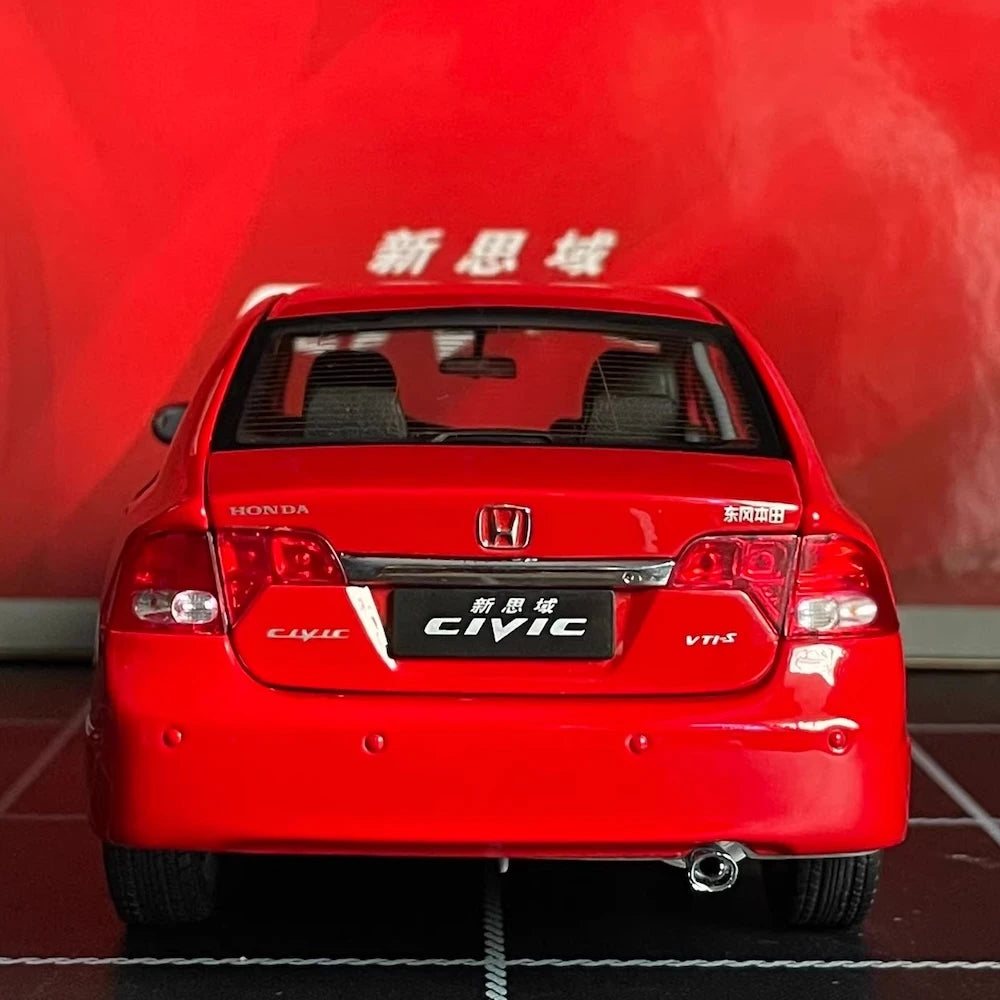 [OEM] 1:18 Honda 2008 Civic Si 8th rosso modellino di auto Die-Cast