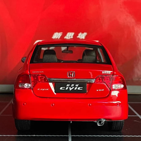 [OEM] 1:18 Honda 2008 Civic Si 8th Red Model Car Die-Cast