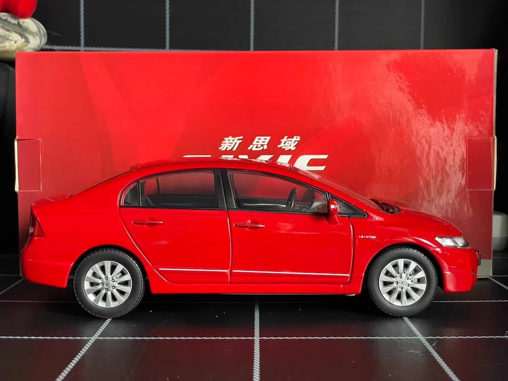 [OEM] 1:18 Honda 2008 Civic Si 8th rosso modellino di auto Die-Cast