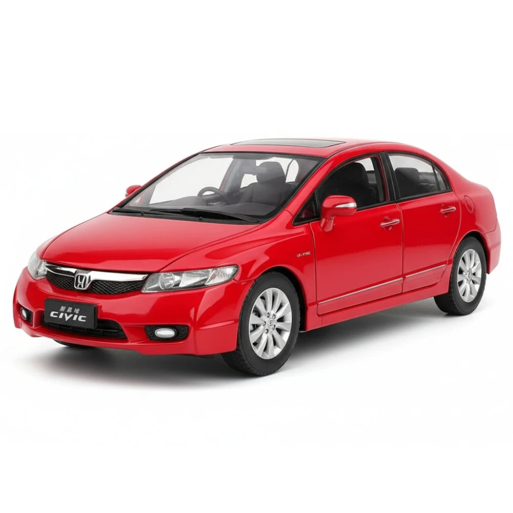 [OEM] 1:18 Honda 2008 Civic Si 8th rosso modellino di auto Die-Cast