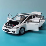 [OEM] 1:18 Honda 2008 Civic Si 8th ホワイト モデルカー Die-Cast