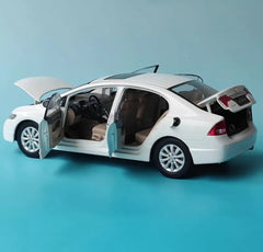 [OEM] 1:18 Honda 2008 Civic Si 8th White Model Car Die-Cast