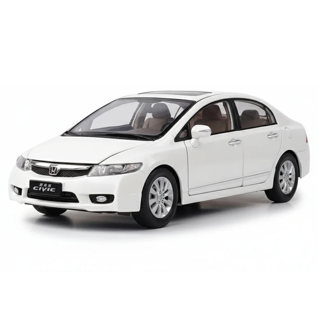 [OEM] 1:18 Honda 2008 Civic Si 8th ホワイト モデルカー Die-Cast
