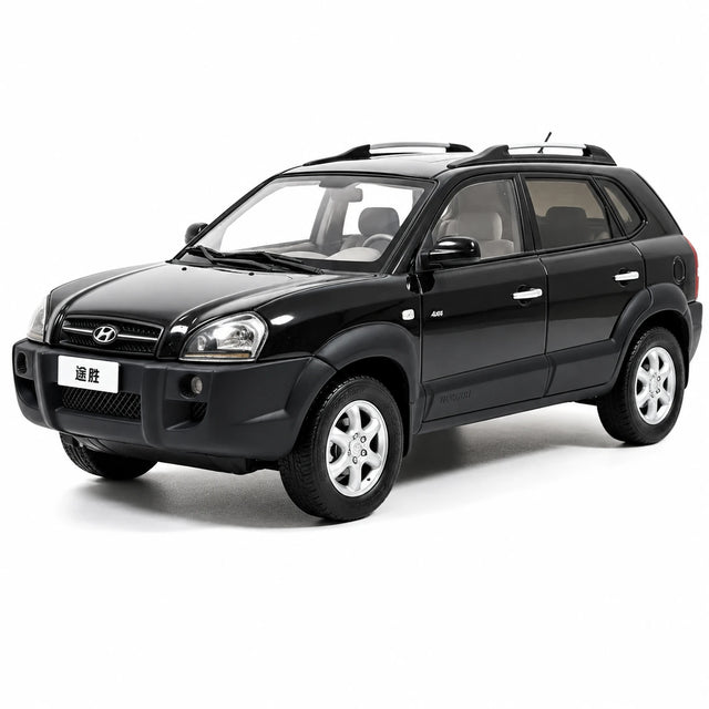 [OEM] 1:18 Hyundai 2004 Tucson Black Model Car Die-Cast