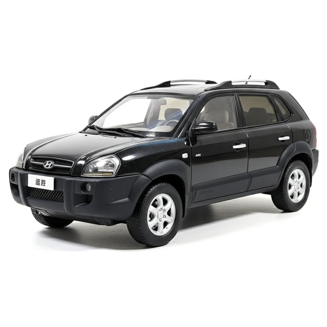 [OEM] 1:18 Hyundai 2004 Tucson svart modellbil Die-Cast