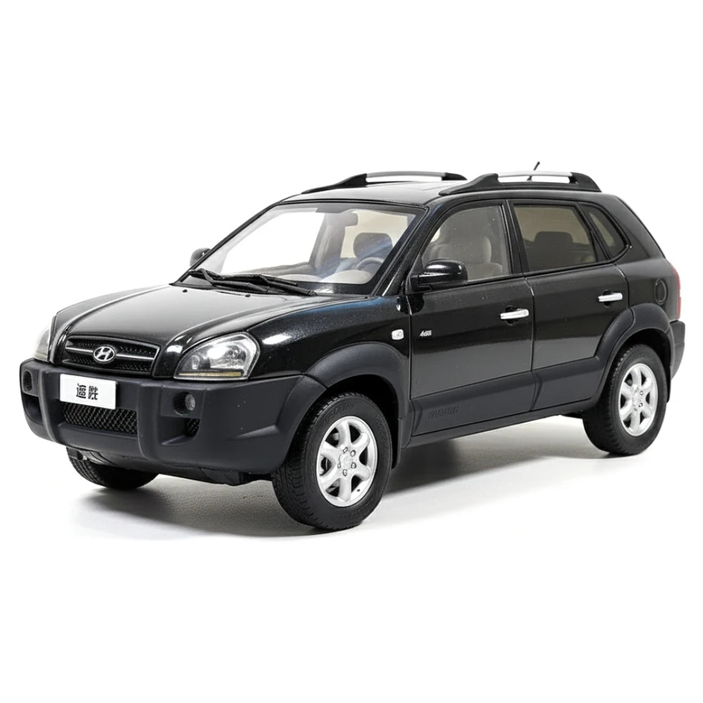 [OEM] 1:18 Hyundai 2004 Tucson Black Model Car Die-Cast