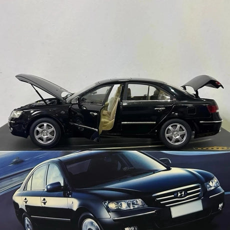 [OEM] 1:18 Hyundai 2005 Sonata NF Black Model Car Die-Cast