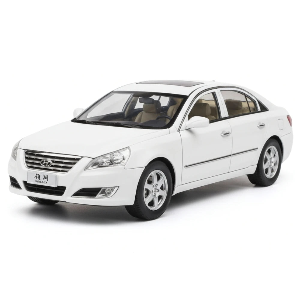 [OEM] 1:18 Hyundai 2009 Sonata White Model Car Die-Cast