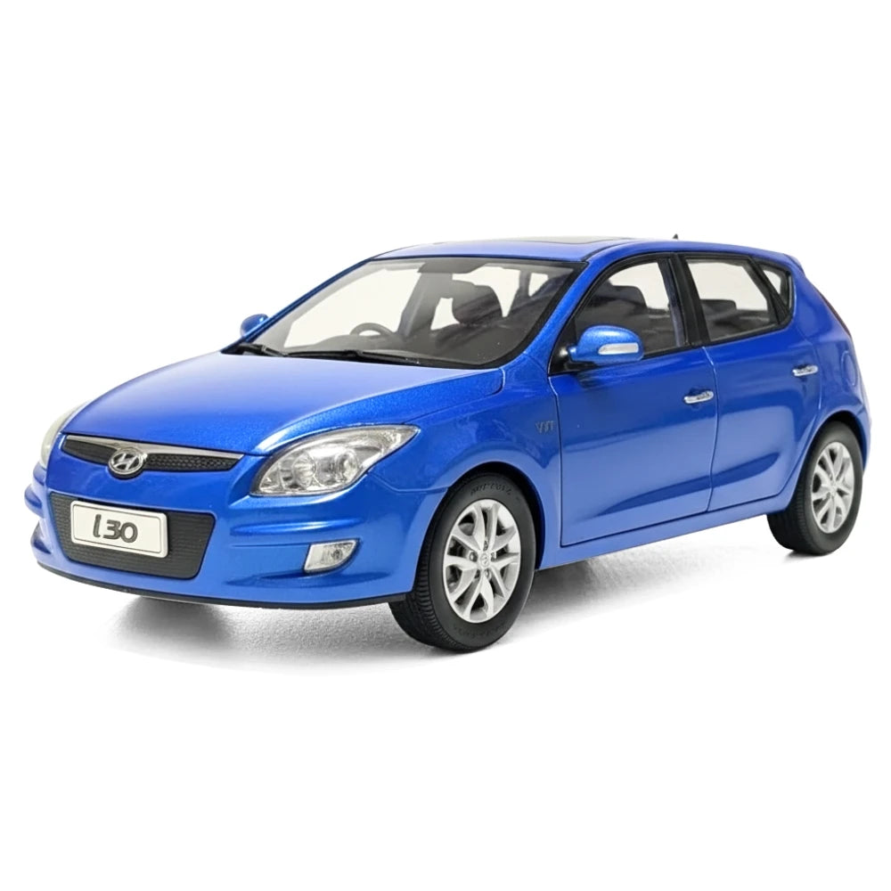 [OEM] 1:18 Hyundai 2009 i30 Blue Model Car Die-Cast