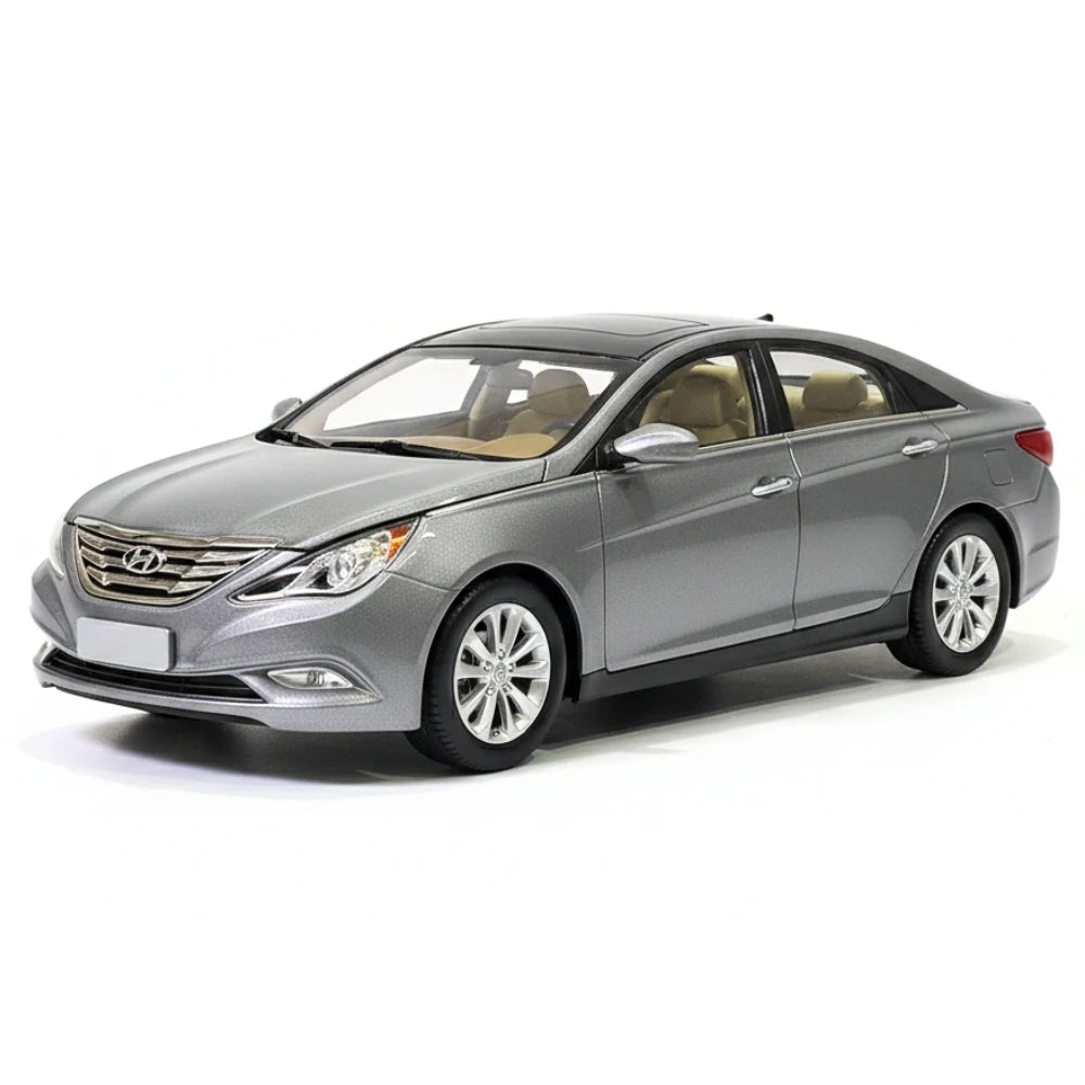 [OEM] 1:18 Hyundai 2010 Sonata grigio modellino di auto Die-Cast