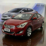 [OEM] 1:18 Hyundai 2013 Elantra Red Model Car Die-Cast