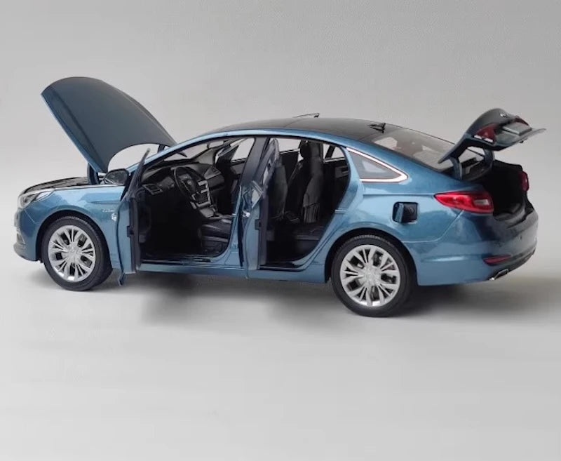 [OEM] 1:18 Hyundai 2014 Sonata Blue Model Car Die-Cast