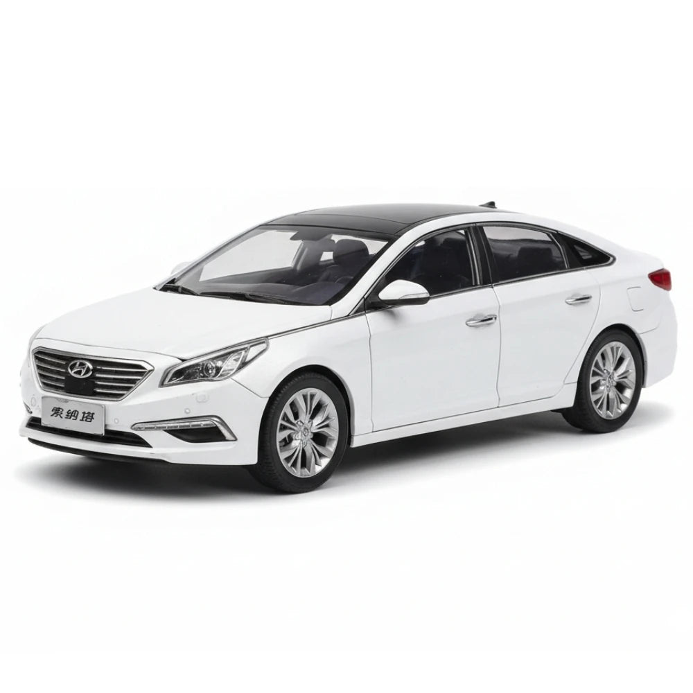 [OEM] 1:18 Hyundai 2014 Sonata White Model Car Die-Cast