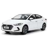 [OEM] 1:18 Hyundai 2016 Elantra Lingdong White Model Car Die-Cast