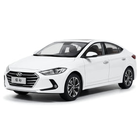 [OEM] 1:18 Hyundai 2016 Elantra Lingdong White Model Car Die-Cast