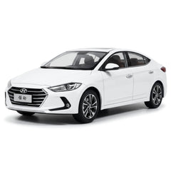 [OEM] 1:18 Hyundai 2016 Elantra Lingdong White Model Car Die-Cast