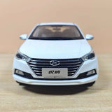 [OEM] 1:18 Hyundai 2016 Verna White Model Car Die-Cast
