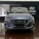 [OEM] 1:18 Hyundai 2017 Celesta Blue Model Car Die-Cast