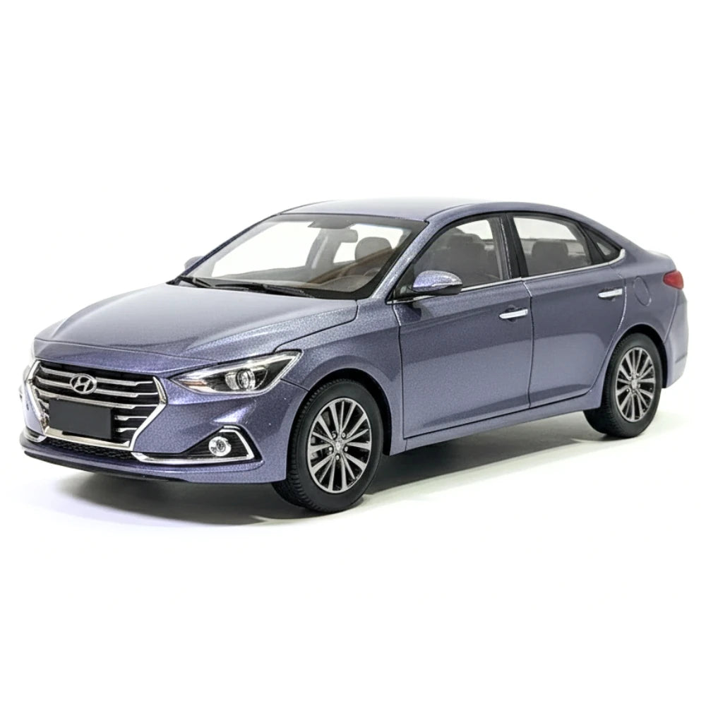 [OEM] 1:18 Hyundai 2017 Celesta blu modellino di auto Die-Cast