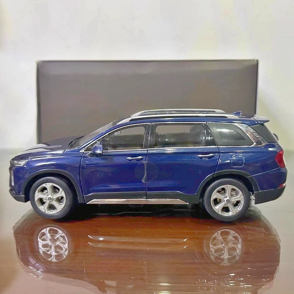 [OEM] 1:18 Hyundai 2019 Santa Fe Blue Model Car Die-Cast