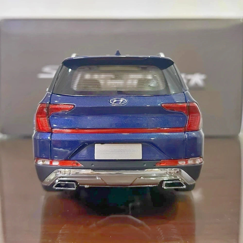 [OEM] 1:18 Hyundai 2019 Santa Fe Blue Model Car Die-Cast