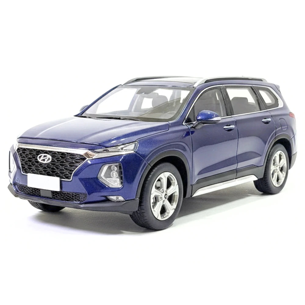 [OEM] 1:18 Hyundai 2019 Santa Fe Blue Model Car Die-Cast
