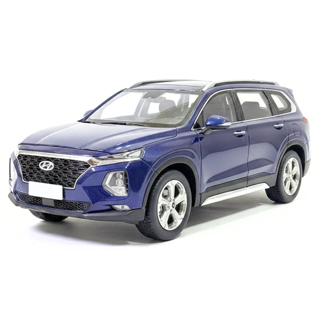 [OEM] 1:18 Hyundai 2019 Santa Fe Blue Model Car Die-Cast