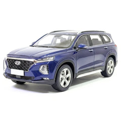 [OEM] 1:18 Hyundai 2019 Santa Fe Blue Model Car Die-Cast